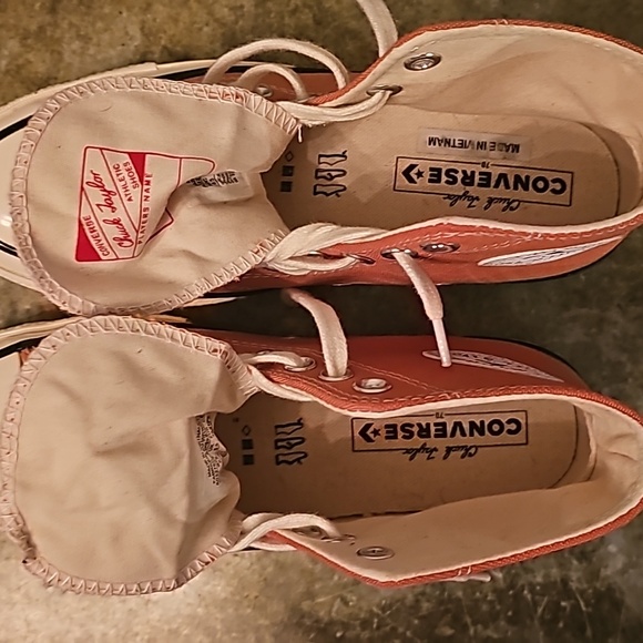 Watermelon Pink High Top Converse - Picture 8 of 8